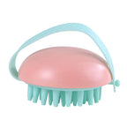 2-in-1 Pet Bath Brush & Shampoo Dispenser – Soft Silicone Grooming Massager for Cats & Dogs | Ergonomic Scrubbing Brush for Washing & Deshedding