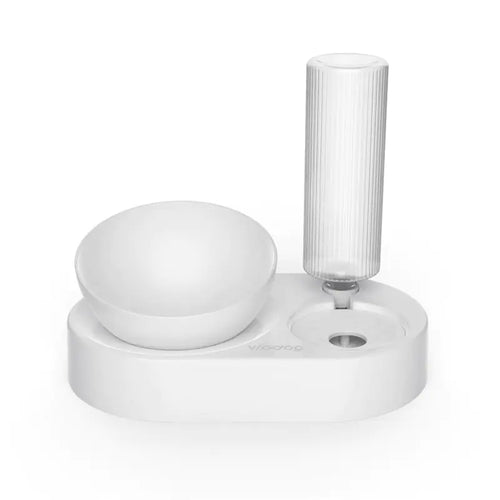 2-in-1 Automatic Pet Feeder & Waterer Bottle – Anti-Tipple Double Food Bowl for Cats & Dogs | 400ml Capacity