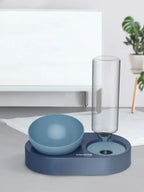 2-in-1 Automatic Pet Feeder & Waterer Bottle – Anti-Tipple Double Food Bowl for Cats & Dogs | 400ml Capacity