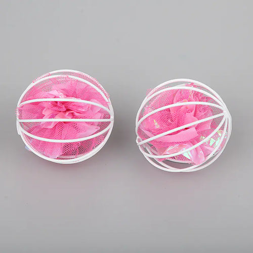 Interactive Colorful Crinkle Ball for Cats – High-Visibility Sound Stimulating Toy | Crunchy Textured Soft Play Ball for Kittens & Indoor Cats