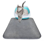 Waterproof Cat Litter Mat & Foldable Pet Bed - Dual-Layer Honeycomb Design for Cats & Dogs | Washable & Urine Proof EVA Mat